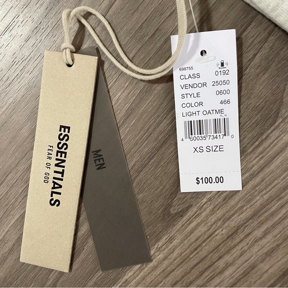 Essentials Gray Hoodie for Men - Picture 11 of 11